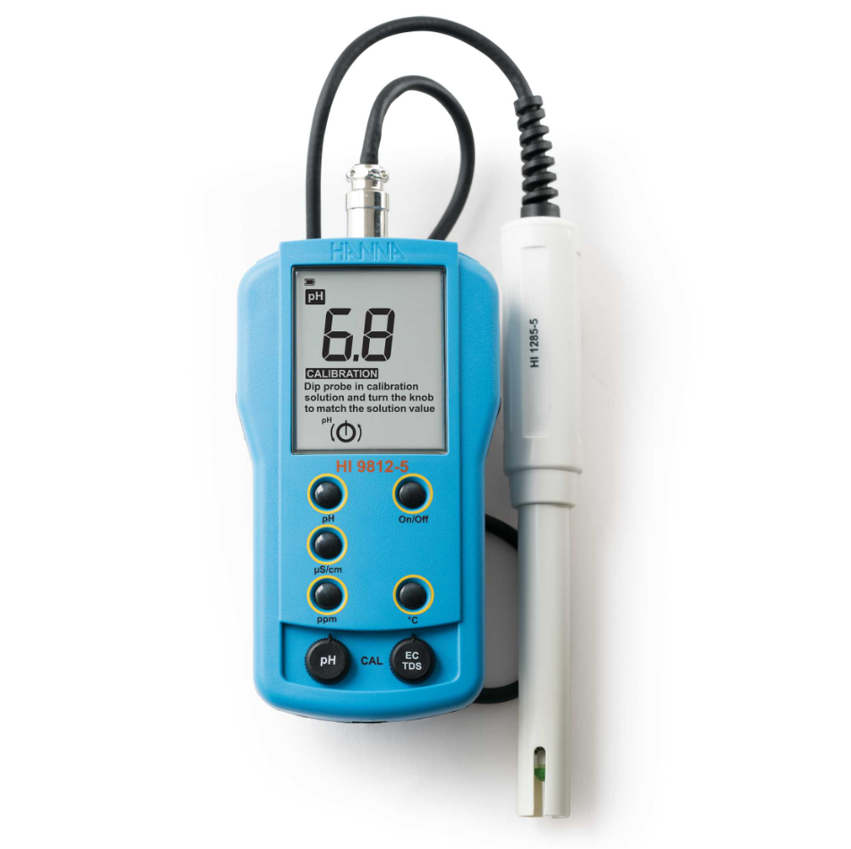 HI9812-5 多参数 pH-EC-TDS-温度水质测定仪